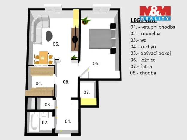 Prodej bytu 2+1, Praha - Hloubětín, Kardašovská, 43 m2