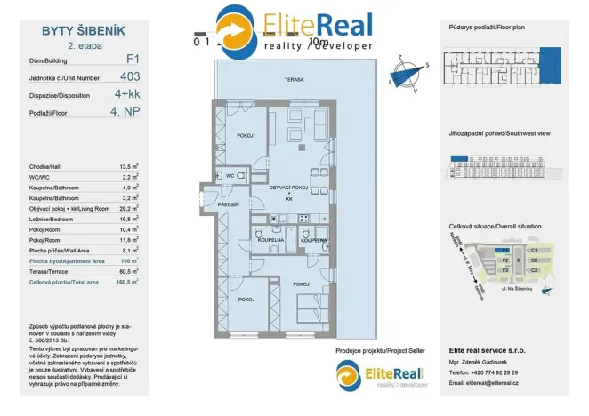 Prodej bytu 4+kk, Olomouc, Třída Jiřího Pelikána, 98 m2