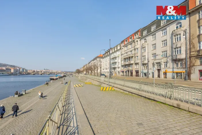 Pronájem bytu 3+kk, Praha - Nové Město, Rašínovo nábřeží, 101 m2