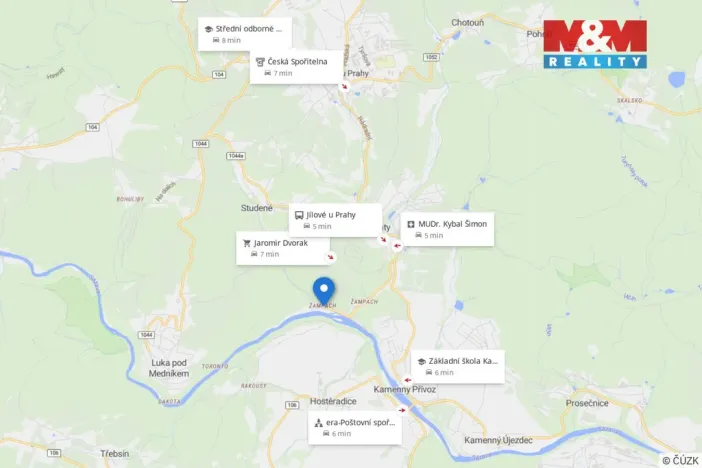 Prodej pozemku pro bydlení, Jílové u Prahy - Žampach, 1701 m2