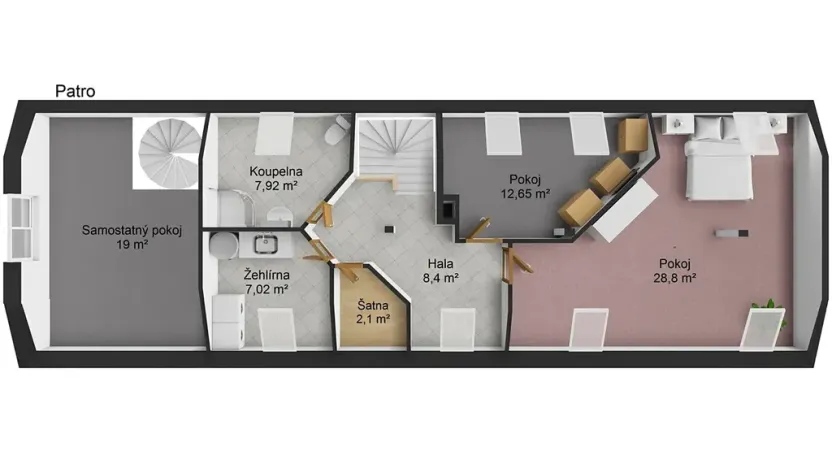 Prodej rodinného domu, Čtyřkoly, 180 m2