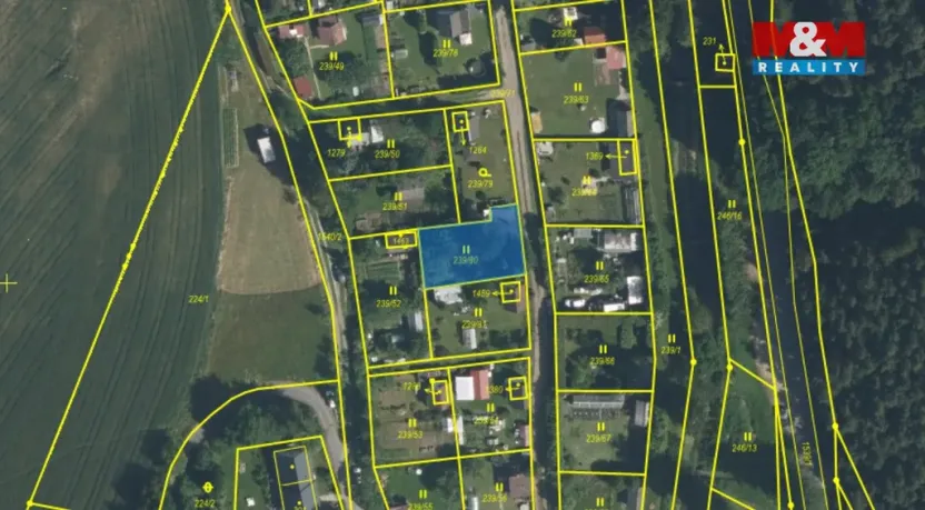 Prodej zahrady, Nepomuk, 336 m2