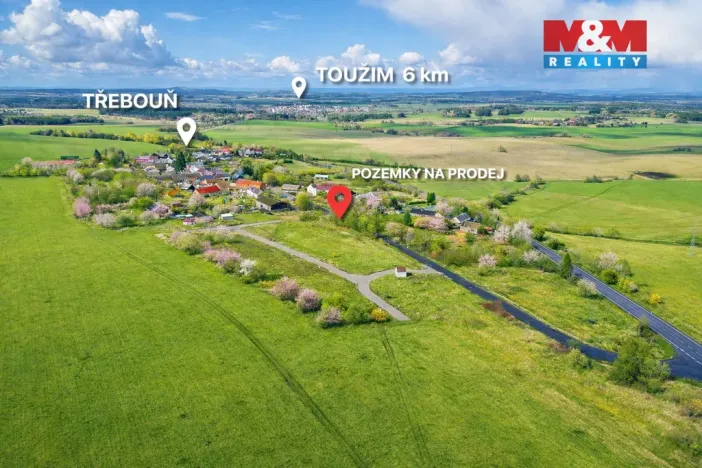 Prodej pozemku pro bydlení, Toužim - Třebouň, 822 m2