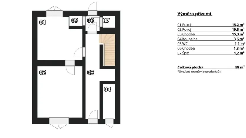 Prodej rodinného domu, Prostějov, Zborov, 116 m2