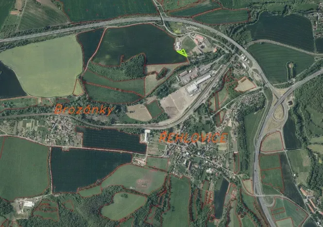 Prodej pozemku, Řehlovice, 1561 m2