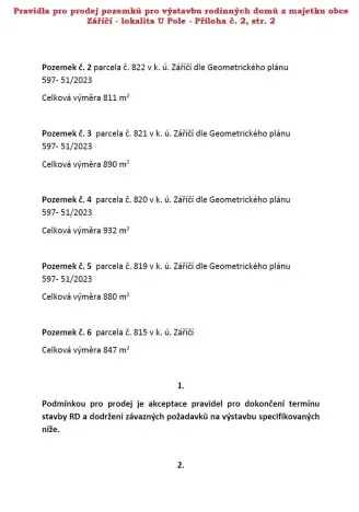 Prodej pozemku pro bydlení, Záříčí, 880 m2