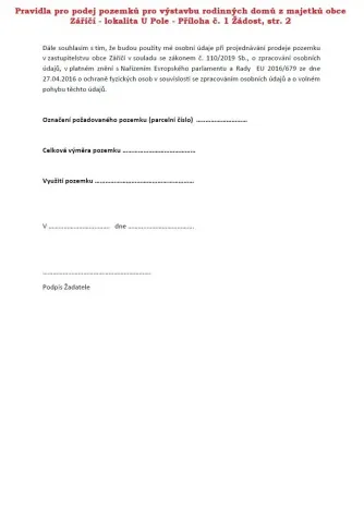 Prodej pozemku pro bydlení, Záříčí, 890 m2