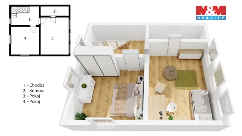 Prodej rodinného domu, Černava, 90 m2