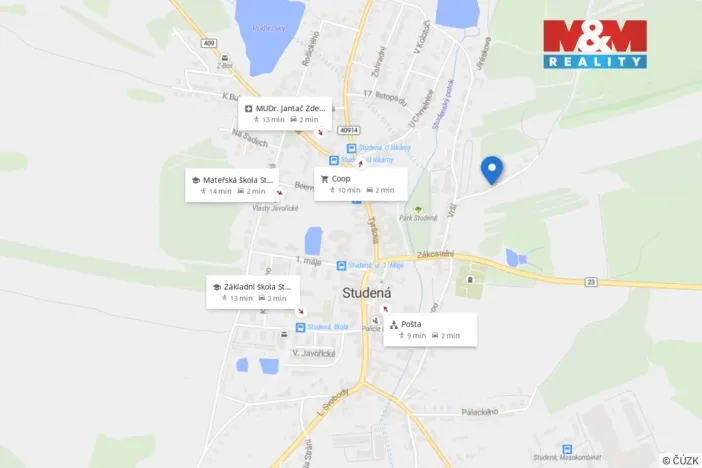 Prodej rodinného domu, Studená, Vrší, 87 m2