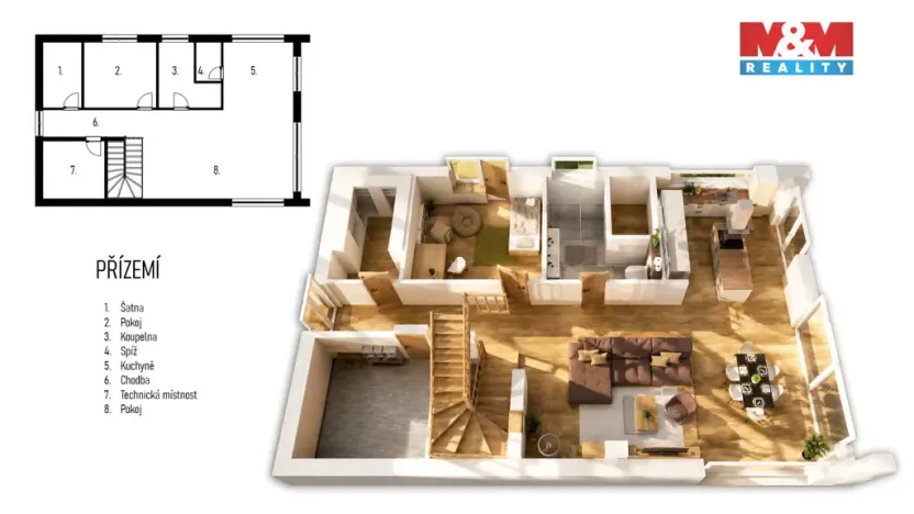 Prodej pozemku pro bydlení, Horšice, 1329 m2