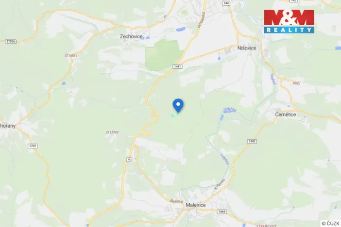 Prodej lesa, Nišovice, 7155 m2