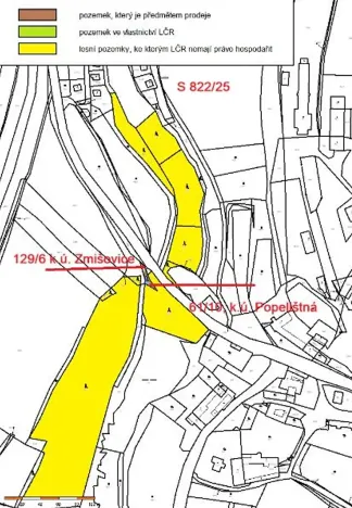 Prodej lesa, Červená Řečice, 136 m2