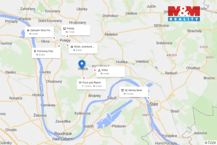 Prodej pozemku, Vrbice, 605 m2