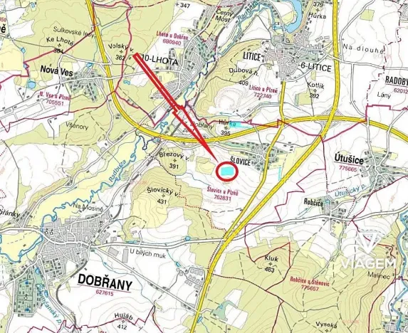 Prodej podílu pole, Dobřany, 4926 m2
