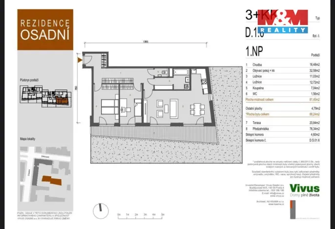 Prodej bytu 3+kk, Praha - Holešovice, Dělnická, 86 m2