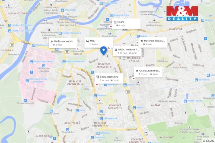 Prodej bytu 2+1, Hradec Králové - Nový Hradec Králové, Durychova, 84 m2