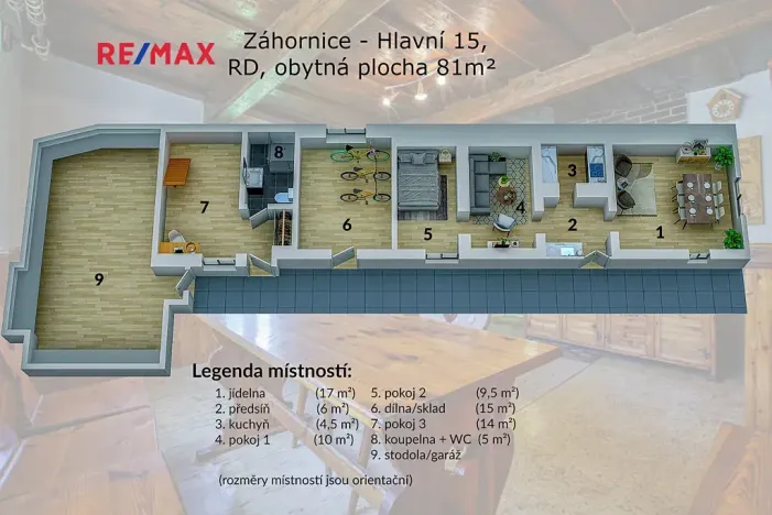 Prodej rodinného domu, Záhornice, Hlavní, 120 m2