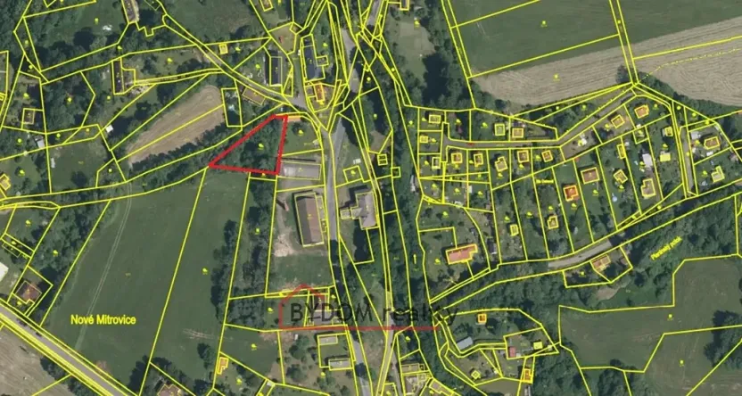 Prodej zahrady, Nové Mitrovice, 1216 m2