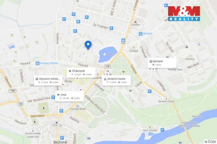 Prodej bytu 3+1, Bechyně, Písecká, 62 m2