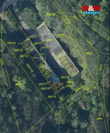 Prodej garáže, Chomutov, Bezručova, 18 m2