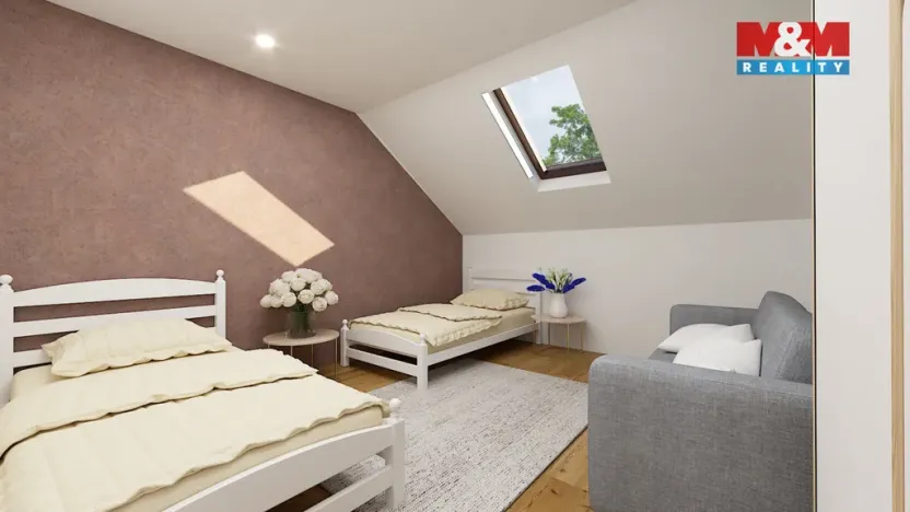 Prodej ubytování, Březí, Na štěrkách, 208 m2