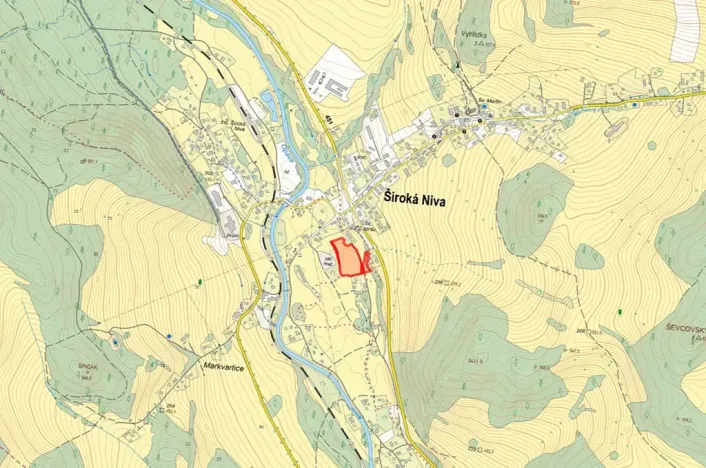 Prodej pozemku pro bydlení, Široká Niva, 13132 m2