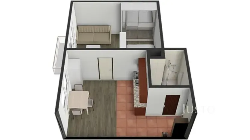 Prodej bytu 1+1, Písek, třída Přátelství, 38 m2
