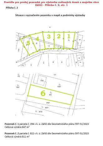 Prodej pozemku pro bydlení, Záříčí, 901 m2