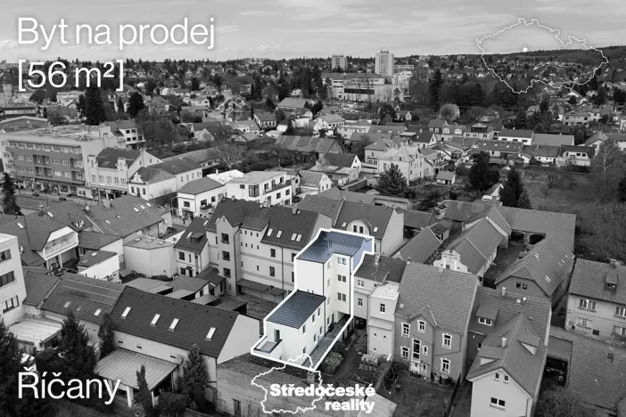 Pronájem bytu 3+kk, Říčany, Široká, 56 m2