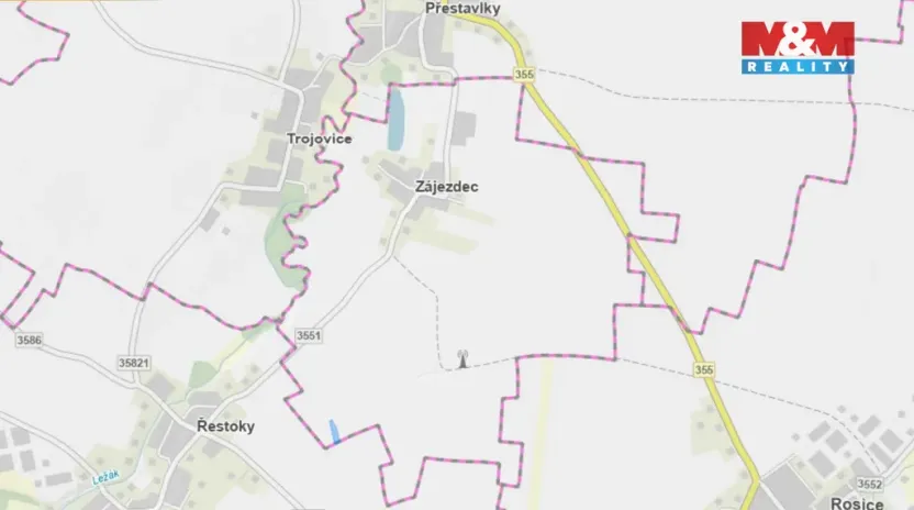 Prodej louky, Zájezdec, 3478 m2