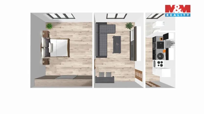 Prodej bytu 2+kk, Nymburk, Masarykova, 43 m2