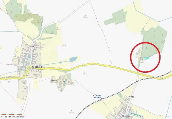 Prodej pozemku pro bydlení, Číčenice, 816 m2