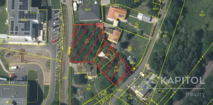 Prodej pozemku pro bydlení, Dubí, Kolonie, 1247 m2