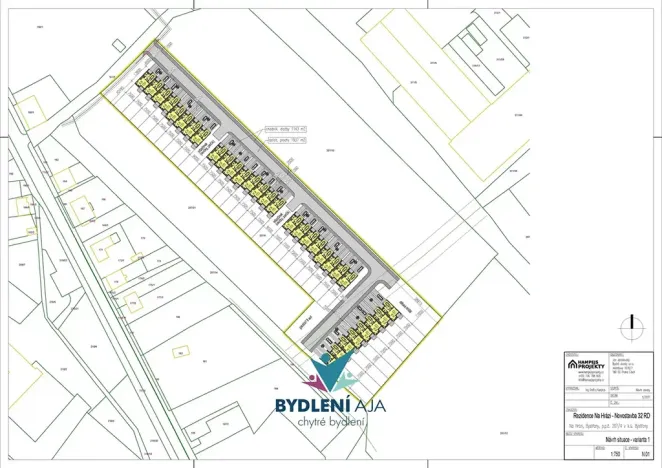 Prodej pozemku pro bydlení, Bystřany, Na hrázi, 16000 m2