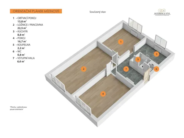 Prodej bytu 3+1, Praha - Malešice, Káranská, 76 m2