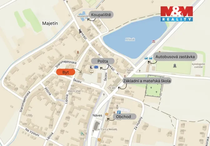 Prodej bytu 2+1, Majetín, Staromajetínská, 89 m2