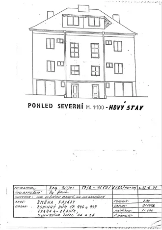 Prodej činžovního domu, Praha - Braník, U družstva Práce, 260 m2