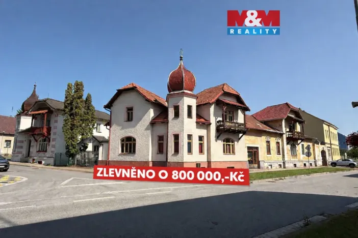 Prodej rodinného domu, České Velenice, Komenského, 650 m2