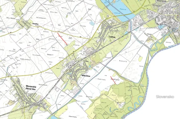 Prodej pole, Mikulčice, 8312 m2