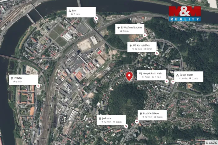 Prodej rodinného domu, Ústí nad Labem - Střekov, Rubensova, 128 m2