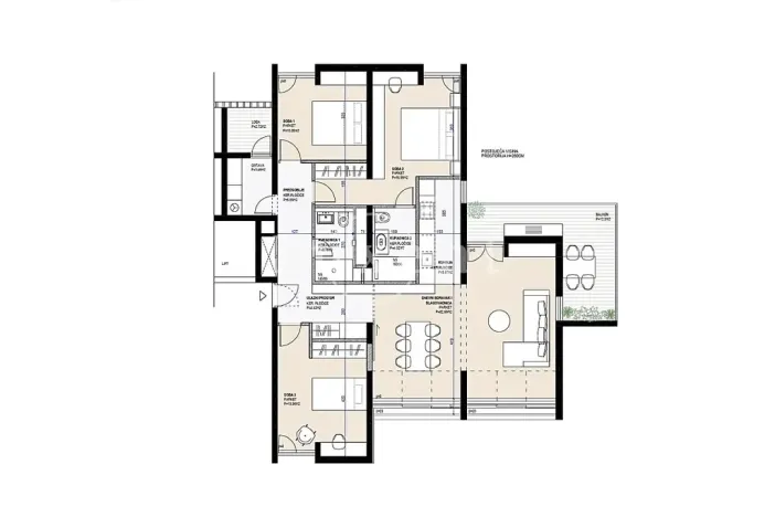 Prodej bytu 4+kk, Split, Chorvatsko, 108 m2