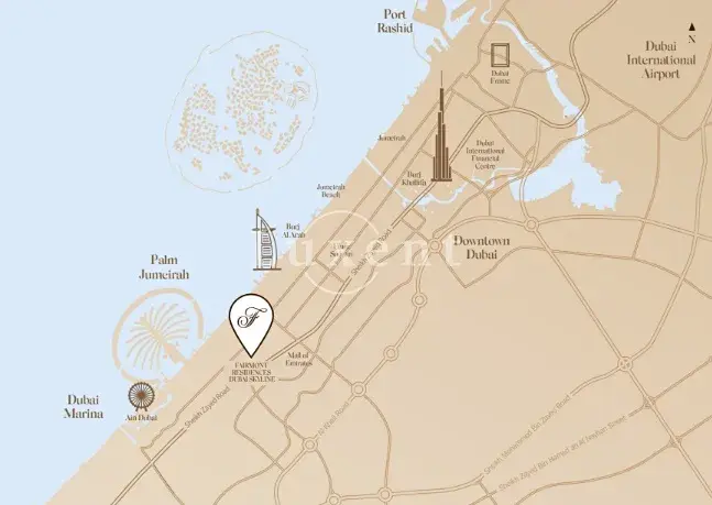 Prodej bytu 4+kk, Sheikh Zayed Road, Spojené arabské emiráty, 184 m2