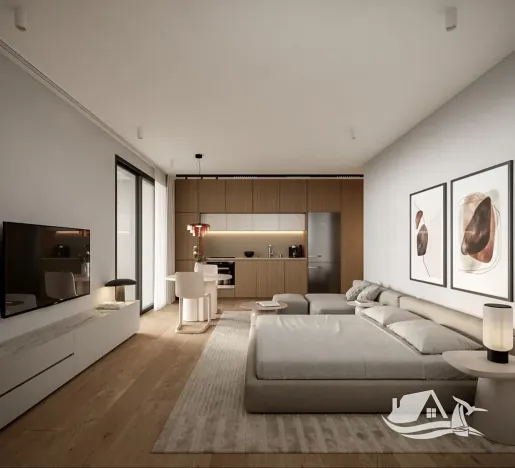 Prodej bytu 1+1, Pafos, Kypr, 51 m2