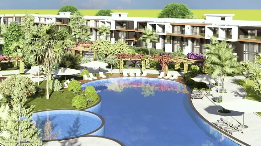 Prodej bytu 1+1, Trikomo, Kypr, 65 m2