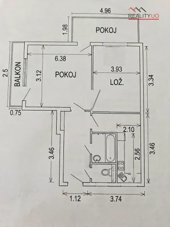 Prodej bytu 3+1, Vamberk, Jiráskova, 65 m2
