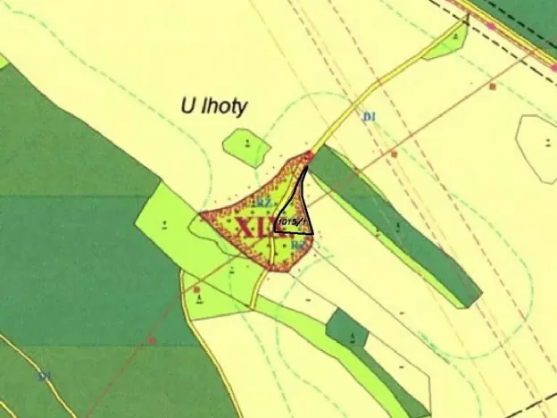 Dražba pozemku pro bydlení, Heřmanova Huť, 1100 m2