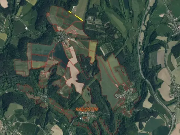 Dražba pole, Sychrov, 2316 m2