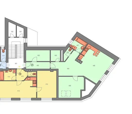 Pronájem bytu 3+kk, Nové Strašecí, Nádražní, 78 m2