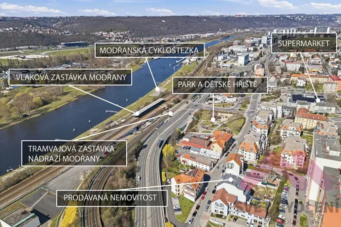 Prodej bytu 1+kk, Praha - Modřany, Komořanská, 37 m2