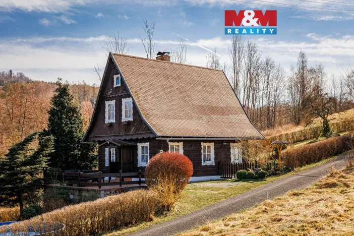 Prodej chalupy, Krásná Lípa - Vlčí Hora, 160 m2